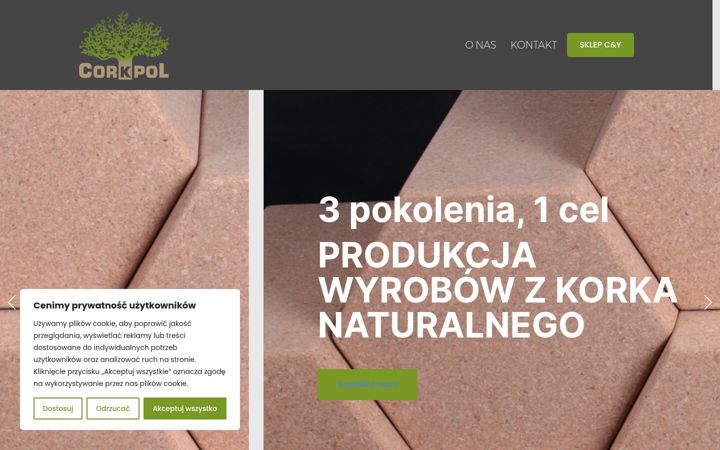 Screenshot of corkpol.pl