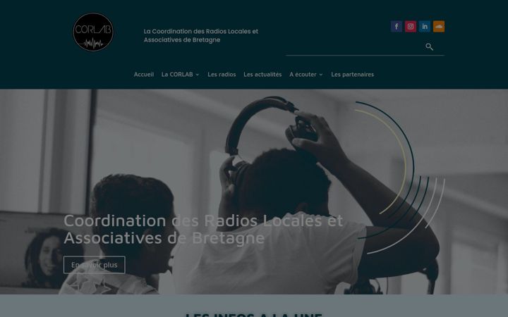 Screenshot of corlab.org