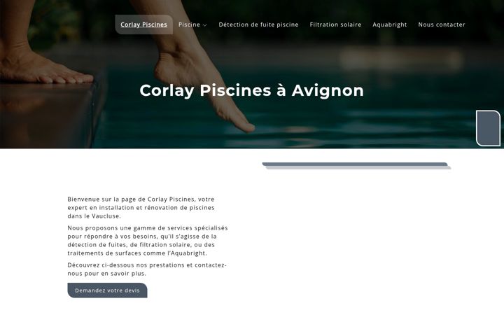Screenshot di corlay-piscines.fr
