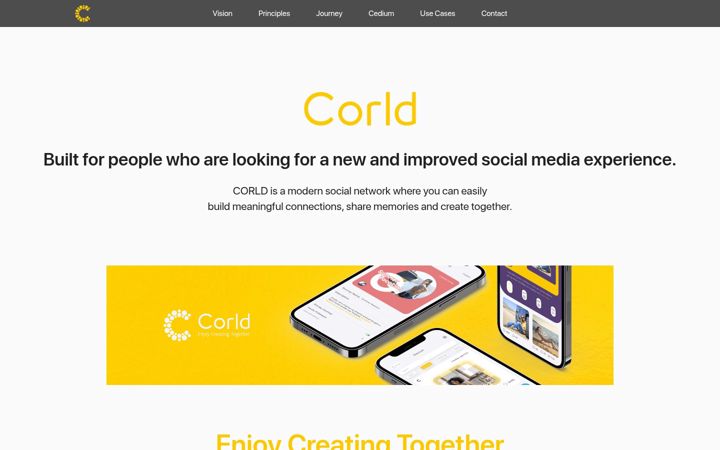 Screenshot of corld.com