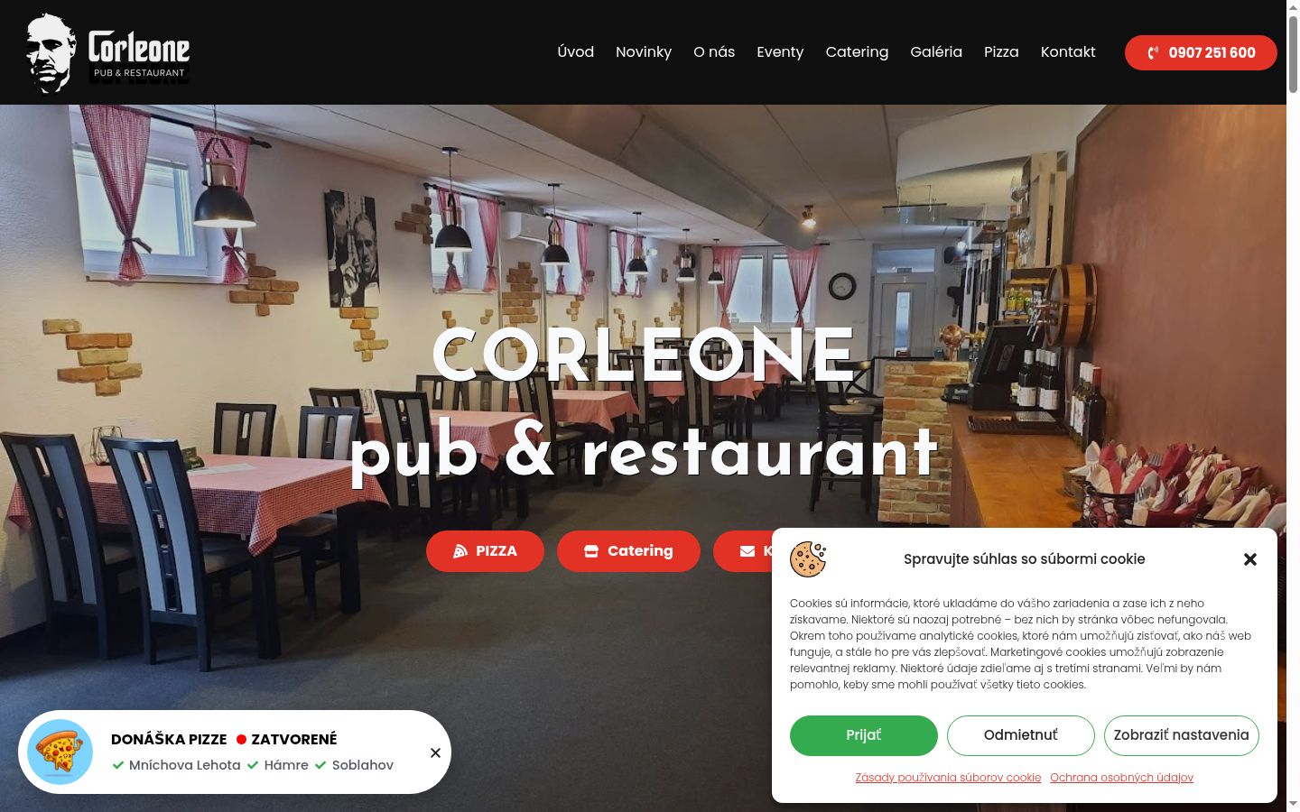 Capture d'écran de la bannière de consentement affichée avant toute interaction