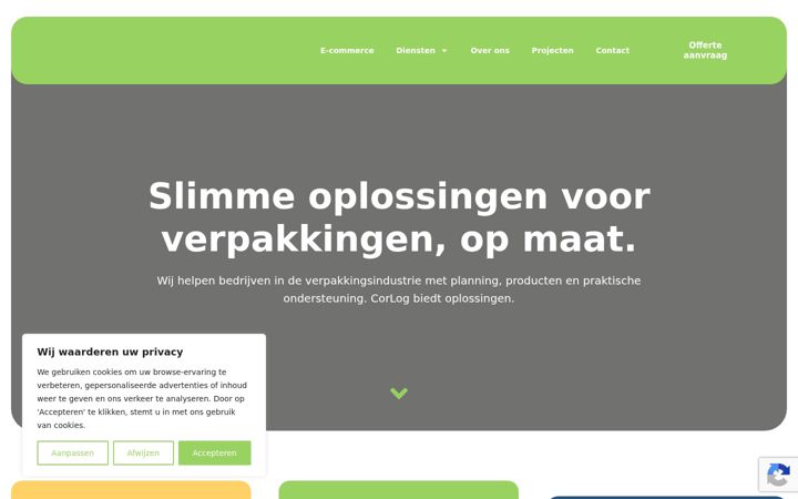 Skærmbillede af corlog.nl