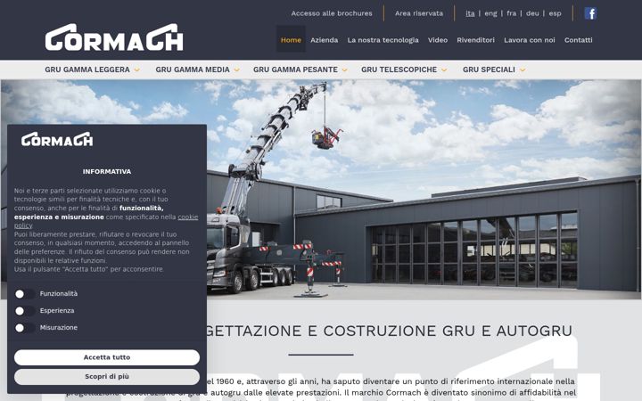 Screenshot of cormach.com