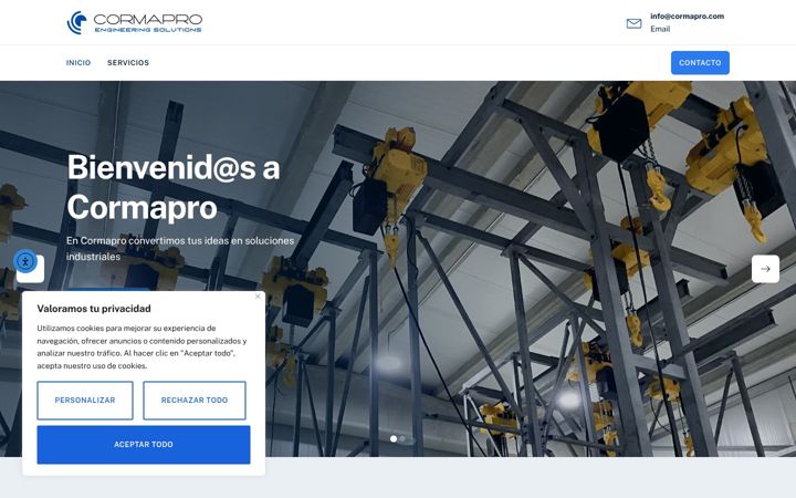 Screenshot of cormapro.com