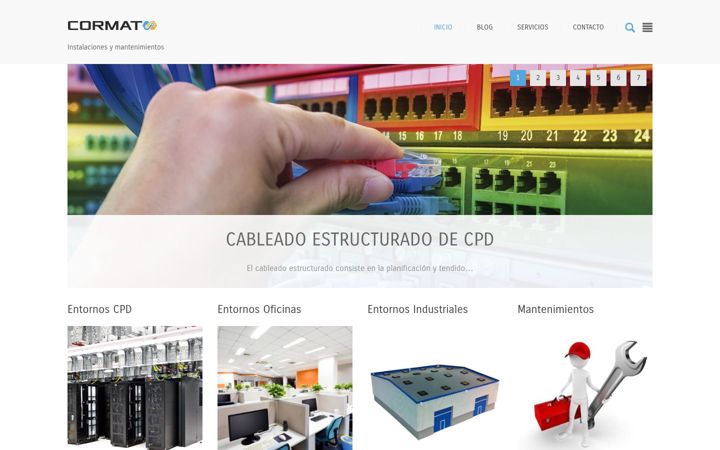 Screenshot of cormat.es