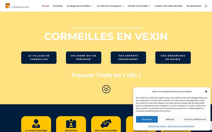 Screenshot of cormeilles-en-vexin.fr
