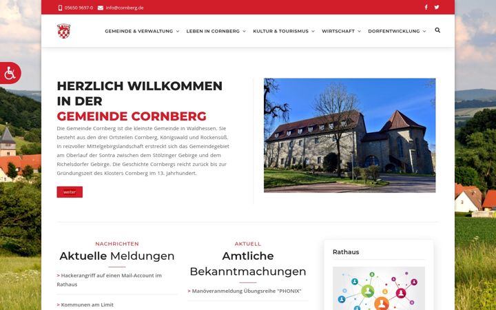 Screenshot of cornberg.de