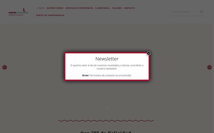 Screenshot of corncrenata.com