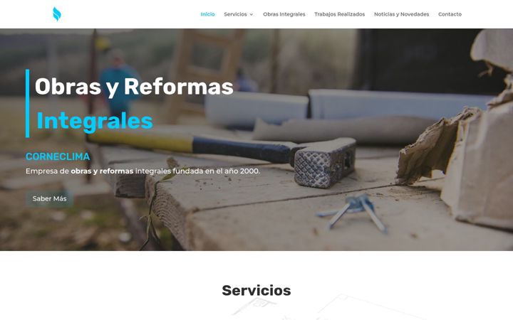 Screenshot of corneclima.com
