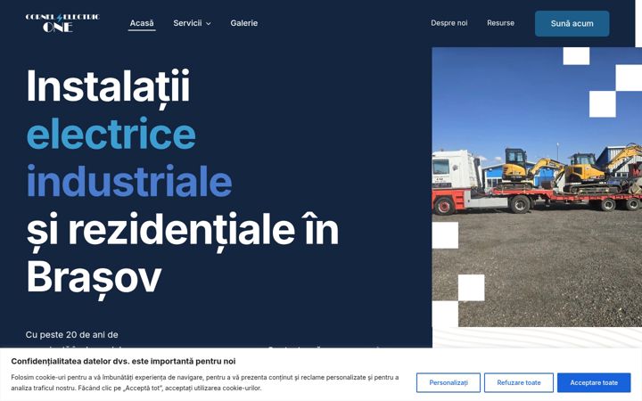 Screenshot of cornelelectric.ro