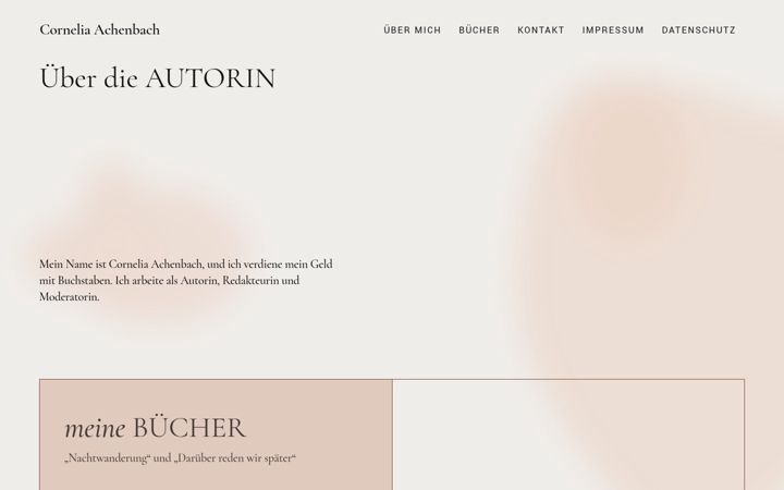 Screenshot of cornelia-achenbach.de