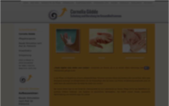 Screenshot of cornelia-goedde.de