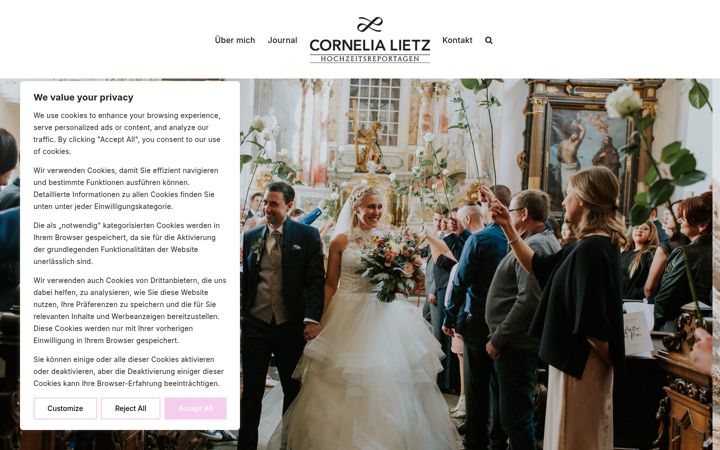 Screenshot of cornelia-lietz.de