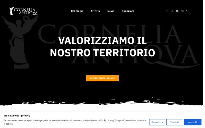 Screenshot of corneliaantiqua.org