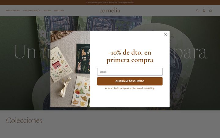 Screenshot of corneliaestudio.com