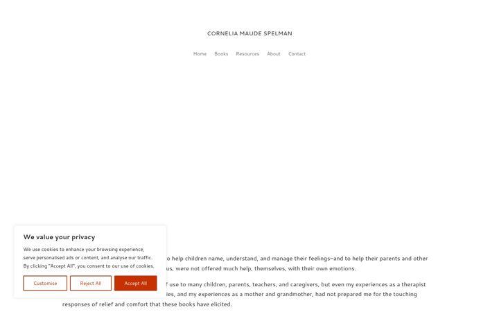 Screenshot of corneliaspelman.com