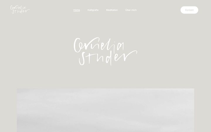 Screenshot of corneliastuder.ch