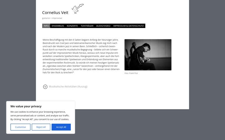 Screenshot of cornelius-veit.de
