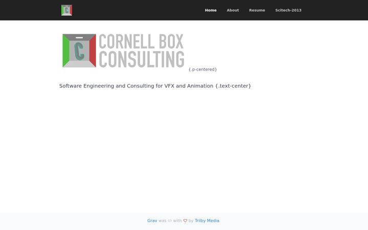 Screenshot of cornellboxconsulting.com