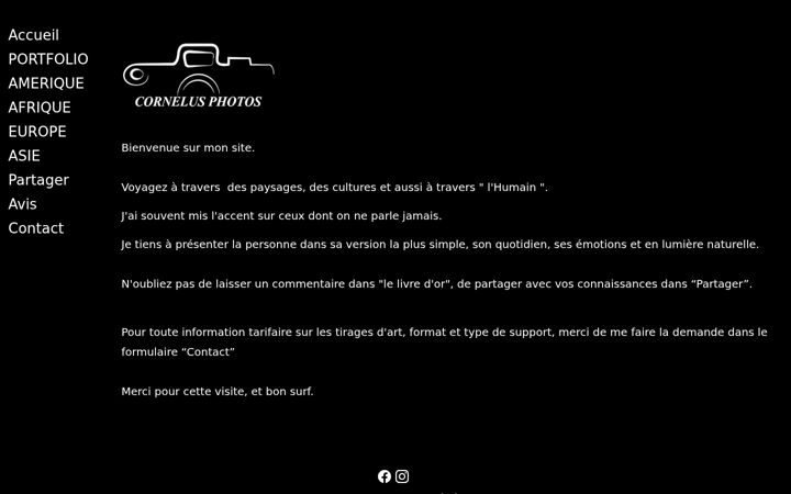 Screenshot of cornelusphotos.com