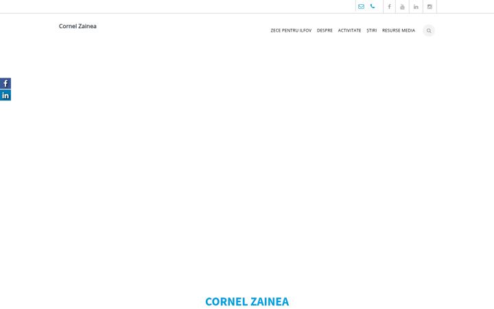 Screenshot of cornelzainea.ro