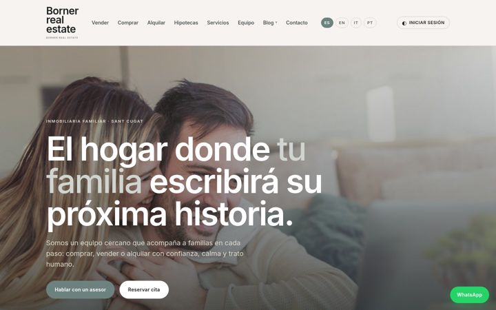 Screenshot of corner-re.com