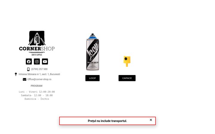 Screenshot of corner-shop.ro