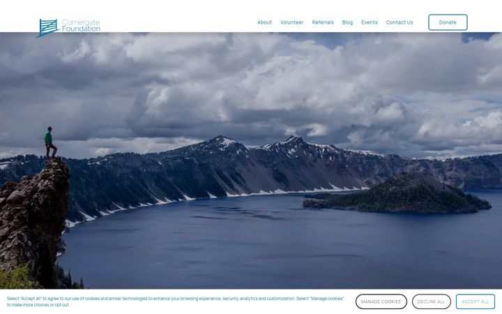 Screenshot of cornergate.org