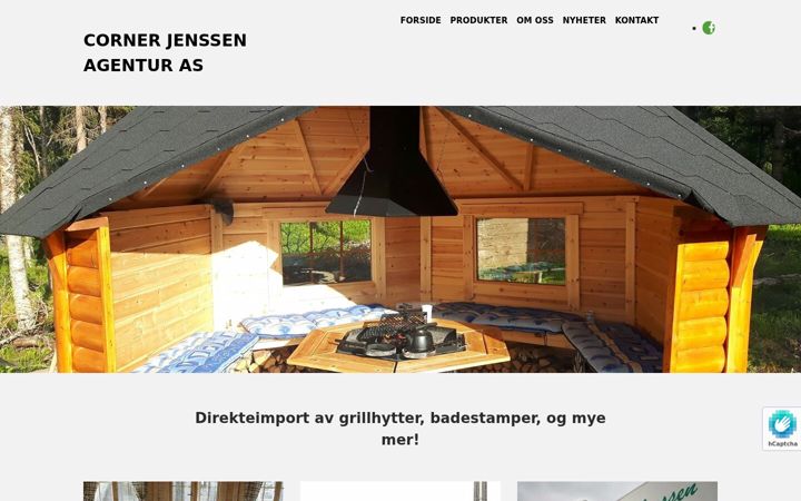 Screenshot of cornerjenssen.no