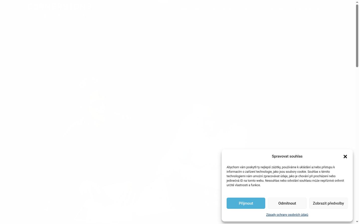 Screenshot des Einwilligungsbanners vor jeglicher Interaktion