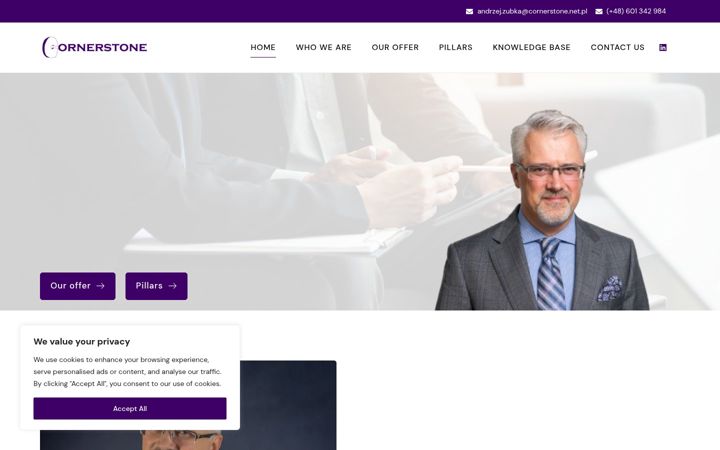 Screenshot of cornerstone.net.pl