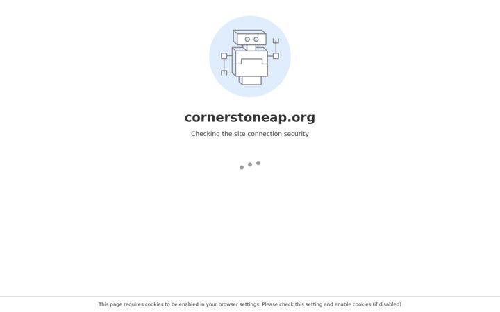 Screenshot of cornerstoneap.org