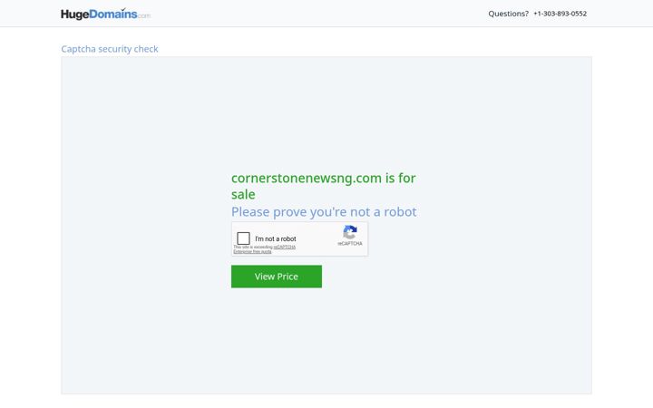 Skjermbilde av cornerstonenewsng.com
