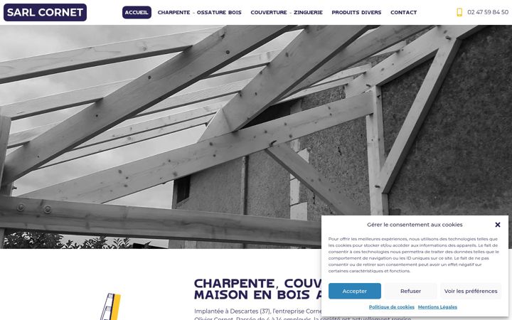 Screenshot di cornet-couverture-37.fr