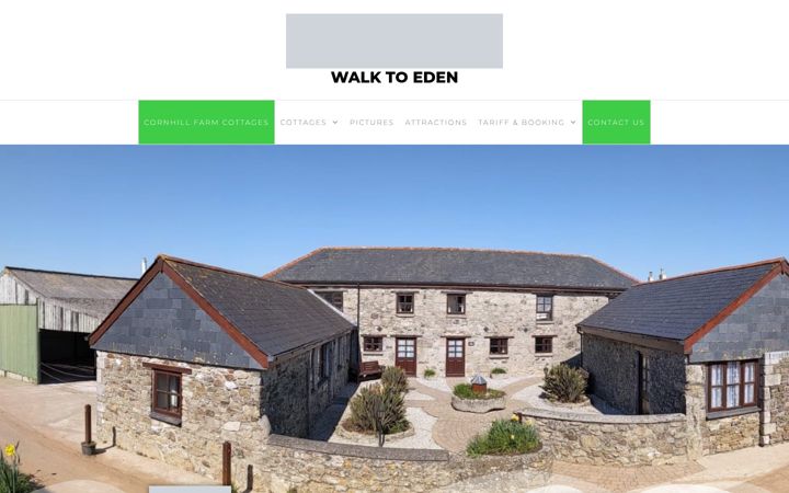 Screenshot of cornhillfarmcottages.co.uk