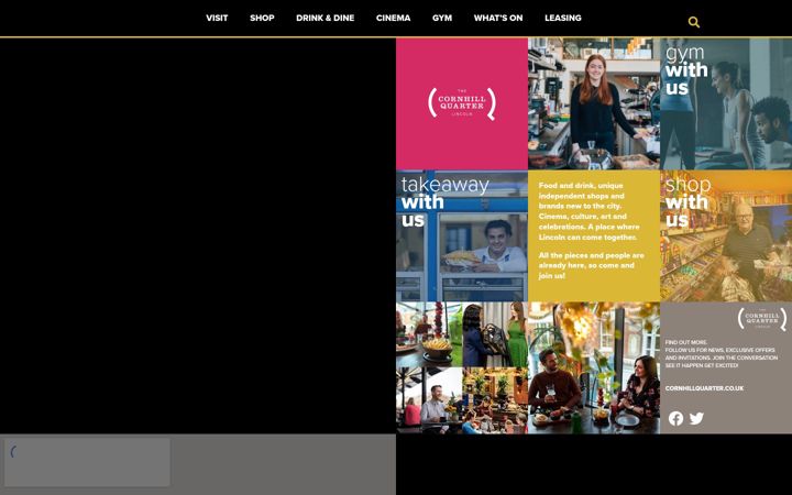 Screenshot ta' cornhillquarter.co.uk