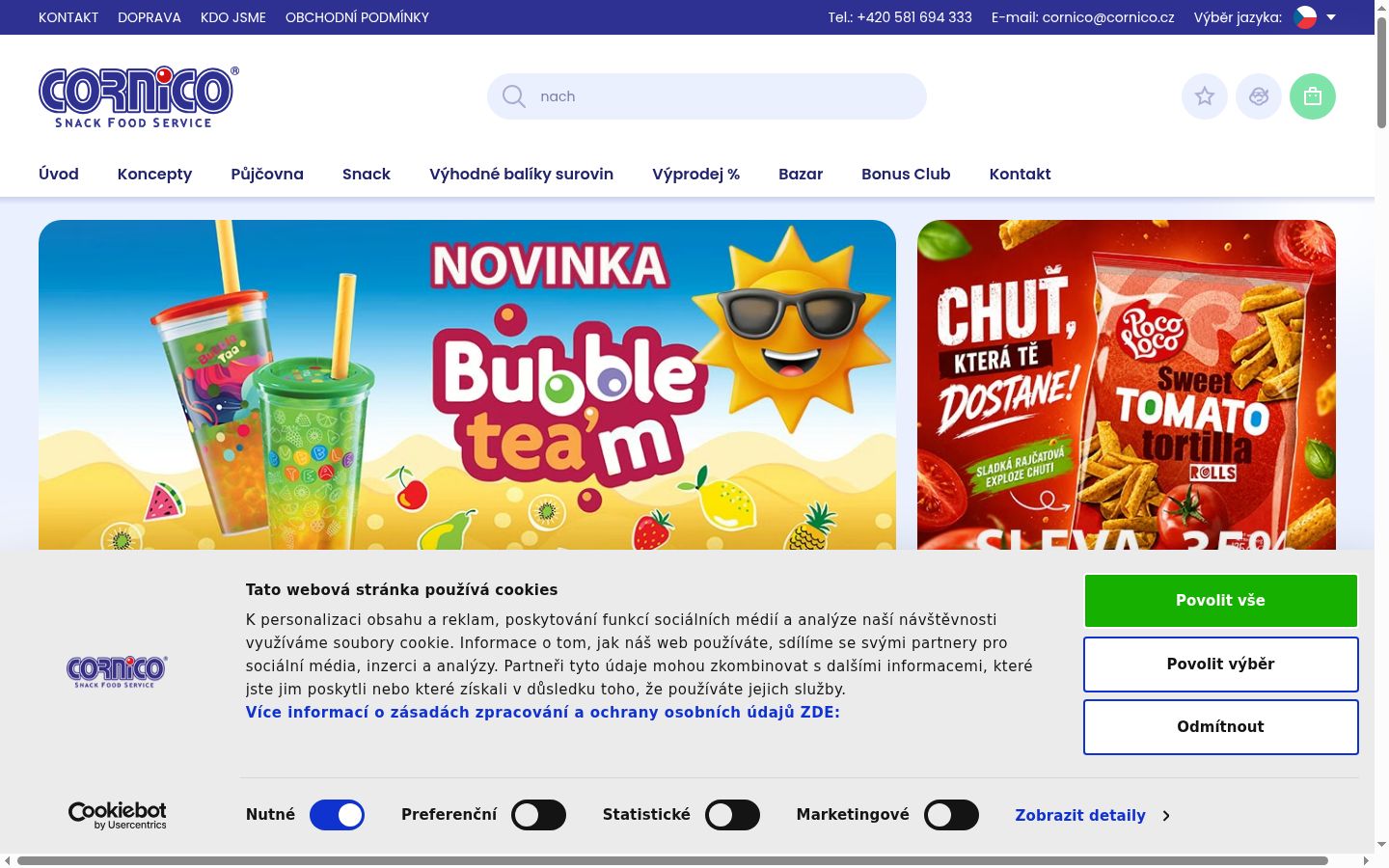 Ekraanipilt nõusolekubännerist, mida näidati enne mis tahes suhtlust