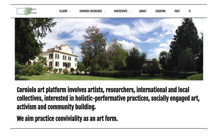 Screenshot of cornioloartplatform.net
