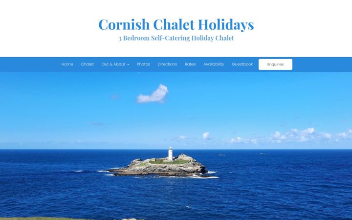 Ekrano kopija cornishchaletholidays.co.uk