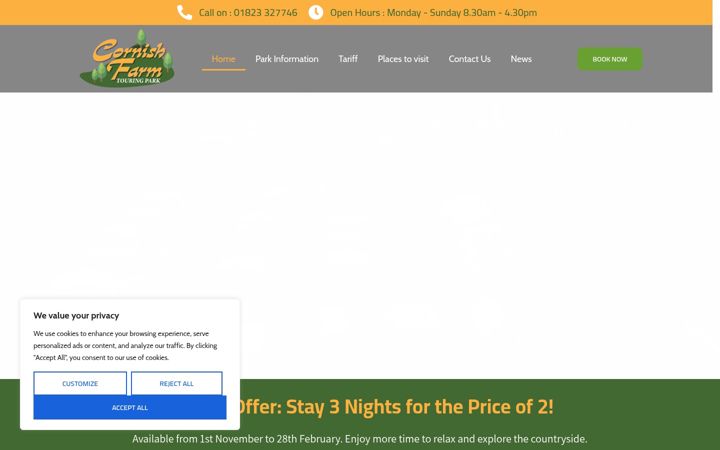 Screenshot of cornishfarm.com