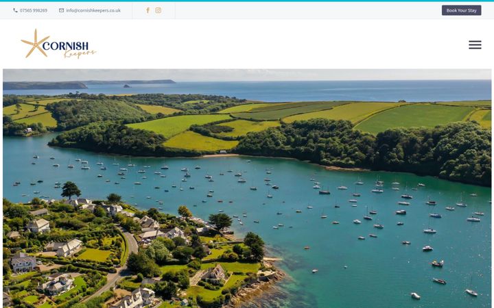 Screenshot of cornishkeepers.co.uk