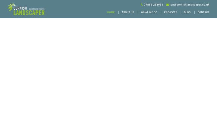 Screenshot of cornishlandscaper.co.uk