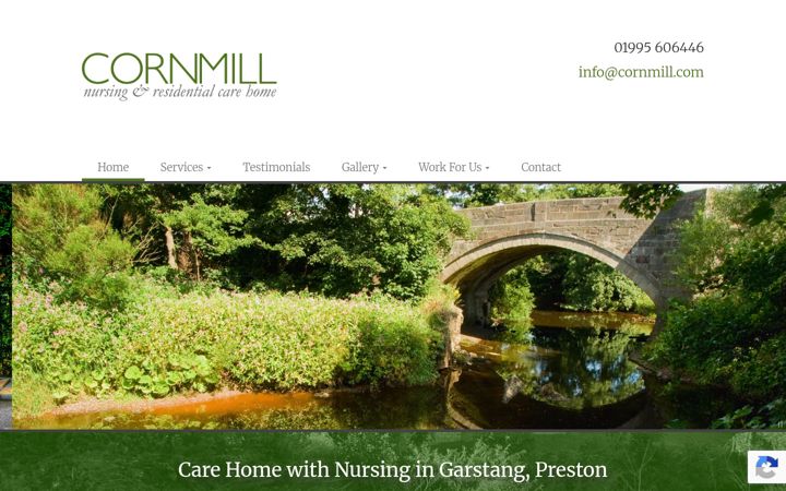 Screenshot of cornmill.com