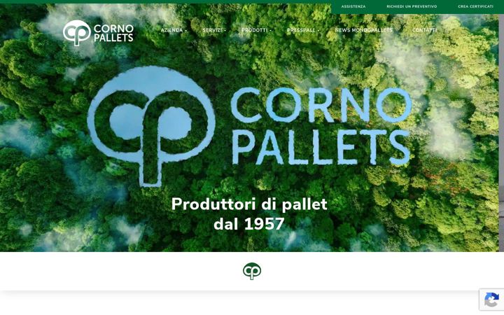 Екранна снимка на cornopallets.it