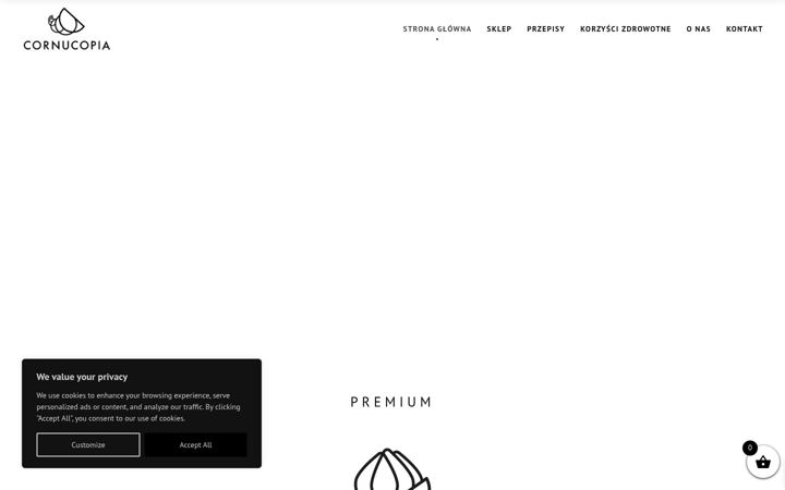 Screenshot of cornucopiagarlic.com.pl