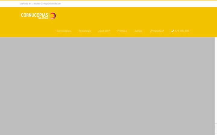 Screenshot of cornucopias.net