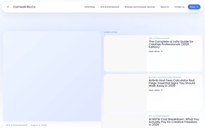 Screenshot of cornwall-biz.co.uk
