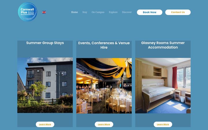 Screenshot of cornwall-plus.co.uk