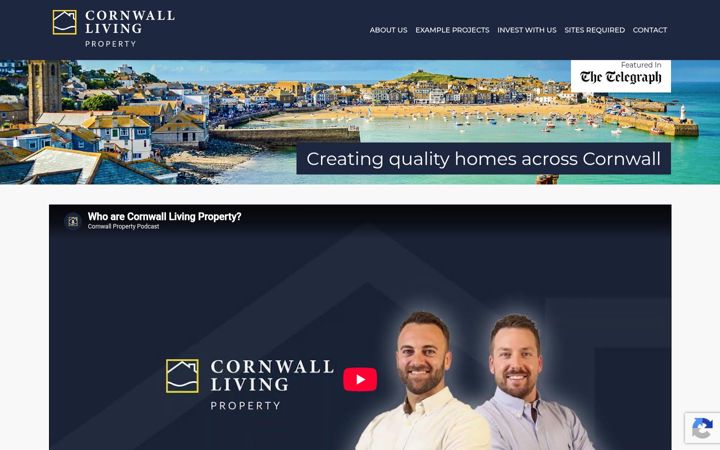 Screenshot of cornwalllivingproperty.com