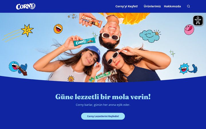 Screenshot of corny.com.tr